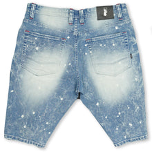 Load image into Gallery viewer, M771 Pacifica Shredded Shorts - Light Wash
