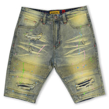 Load image into Gallery viewer, M650 Willard Biker Jeans w/Paint Splash - Dirt
