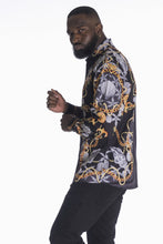 Load image into Gallery viewer, M1833 Capone Printed Shirt - Black
