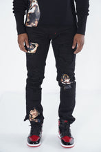 Load image into Gallery viewer, F1707 Frost Angel Denim Jeans - Black/Black
