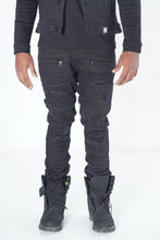 Load image into Gallery viewer, M1926 - Makobi Core Denim Biker Jeans - Jet Black
