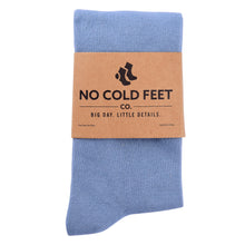 Load image into Gallery viewer, Solid Dusty Blue Socks
