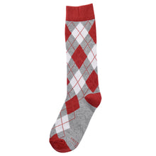 Load image into Gallery viewer, Burnt Orange Argyle Socks

