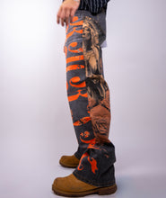 Load image into Gallery viewer, RM201B - Graphic Printed Baggy Jeans
