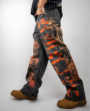 Load image into Gallery viewer, RM201B - Graphic Printed Baggy Jeans
