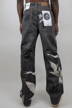 Load image into Gallery viewer, RM204B ART - Graphic Printed Baggy Jeans
