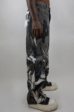 Load image into Gallery viewer, RM204B ART - Graphic Printed Baggy Jeans
