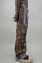 Load image into Gallery viewer, RM202B Martyr - Graphic Printed Baggy Jeans
