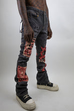 Load image into Gallery viewer, RM200SK - Graphic Printed Stacked Jeans
