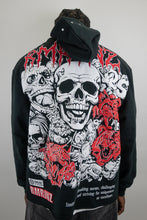 Load image into Gallery viewer, RM1180C Skull Cropped Hoodie
