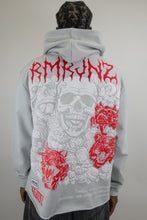 Load image into Gallery viewer, RM1180C Skull Cropped Hoodie
