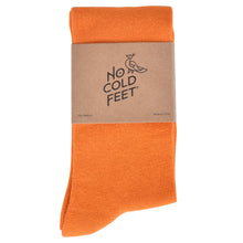 Load image into Gallery viewer, Solid Clementine Orange Socks
