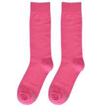 Load image into Gallery viewer, Solid Hot Pink Socks
