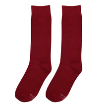 Load image into Gallery viewer, Solid Burgundy Socks
