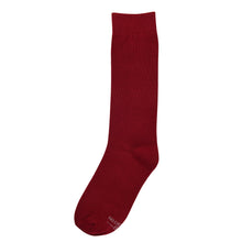 Load image into Gallery viewer, Solid Burgundy Socks
