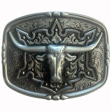 Load image into Gallery viewer, Deadwood Trading Mesa Longhorn - Men's Belt Buckle
