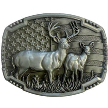 Load image into Gallery viewer, Deadwood Trading Buck Country (Antique Pewter) - Belt Buckle
