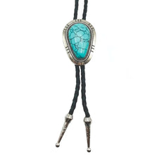 Load image into Gallery viewer, Deadwood Trading Stonekeeper (Turquoise)  - Bolo Tie
