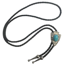 Load image into Gallery viewer, Deadwood Stonepoint Arrowhead (Turquoise) - Bolo Tie
