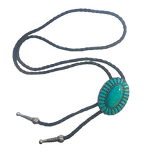 Load image into Gallery viewer, Deadwood Santa Fe Sun (Turquoise) - Bolo Tie
