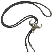 Load image into Gallery viewer, Deadwood Silver Skull - Bolo Tie
