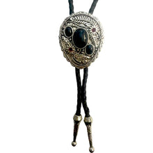 Load image into Gallery viewer, Deadwood Sonora Bloom (Onyx) - Bolo Tie

