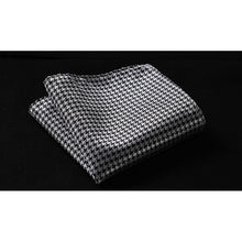 Load image into Gallery viewer, Dazzling Grey Silk  Ascot/Cravat Tie &amp; Handkerchief
