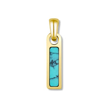 Load image into Gallery viewer, Birthstone Tag Pendant - 14K Gold
