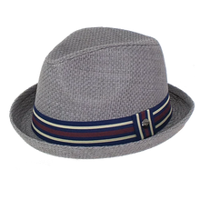 Load image into Gallery viewer, Peter Grimm Deppo - Straw Fedora Hat
