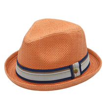 Load image into Gallery viewer, Peter Grimm Deppo - Straw Fedora Hat
