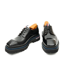 Load image into Gallery viewer, Derby Shoes Chunky 6cm heel boost Black

