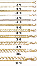 Load image into Gallery viewer, 10K Gold- Ice Chain (Rose Gold)
