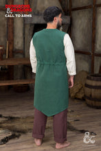 Load image into Gallery viewer, Dungeons &amp; Dragons Druid Long Vest Green
