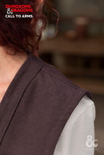 Load image into Gallery viewer, Dungeons &amp; Dragons Druid Long Vest Brown
