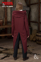 Load image into Gallery viewer, Dungeons &amp; Dragons Paladin Hooded Tunic Bordeaux
