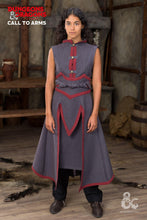 Load image into Gallery viewer, Dungeons &amp; Dragons Sorcerer Battle Skirt Gray/Red
