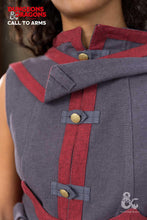 Load image into Gallery viewer, Dungeons &amp; Dragons Sorcerer Cape Gray/Red
