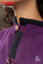 Load image into Gallery viewer, Dungeons &amp; Dragons Sorcerer Sleeveless Tunic Purple/Black
