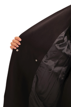 Load image into Gallery viewer, Opéra Midi Cashmere Blend Overcoat in Black
