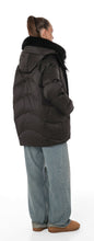 Load image into Gallery viewer, Genuine Silver Fox Fur Down Fill Parka
