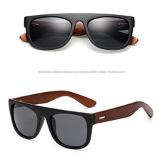 Load image into Gallery viewer, Bamboo Wooden Arms Sunglasses Men Women Black Sunglass
