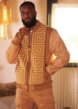 Load image into Gallery viewer, M4338 Adonis Wool Varsity Jacket - Khaki
