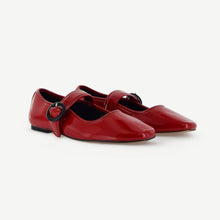 Load image into Gallery viewer, MARIANA: FLAT MARY JANE - RED
