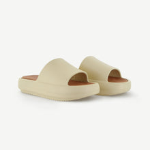 Load image into Gallery viewer, ST. TROPEZ: PLATFORM SLIDE - TAN
