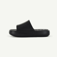 Load image into Gallery viewer, ST. TROPEZ: PLATFORM SLIDE - BLACK
