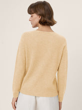 Load image into Gallery viewer, Premium Cashmere Blend Hand-Finished Seamless V-Neck Sweater SURI
