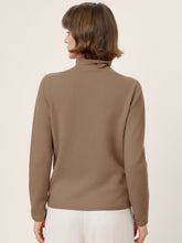 Load image into Gallery viewer, Premium Cashmere Blend Hand-Finished Seamless Turtleneck Knit Top TOVE
