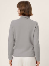 Load image into Gallery viewer, Premium Cashmere Blend Hand-Finished Seamless Turtleneck Knit Top TOVE
