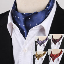 Load image into Gallery viewer, Elegant Collection Ascot/Cravat Ties - Multiple Colors &amp; Styles
