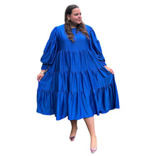 Load image into Gallery viewer, Swuun Sapphire Blue Ethereal Dress
